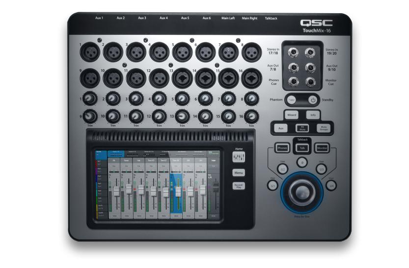 美国QSC TouchMix-16 带触摸屏数字调音台批发商