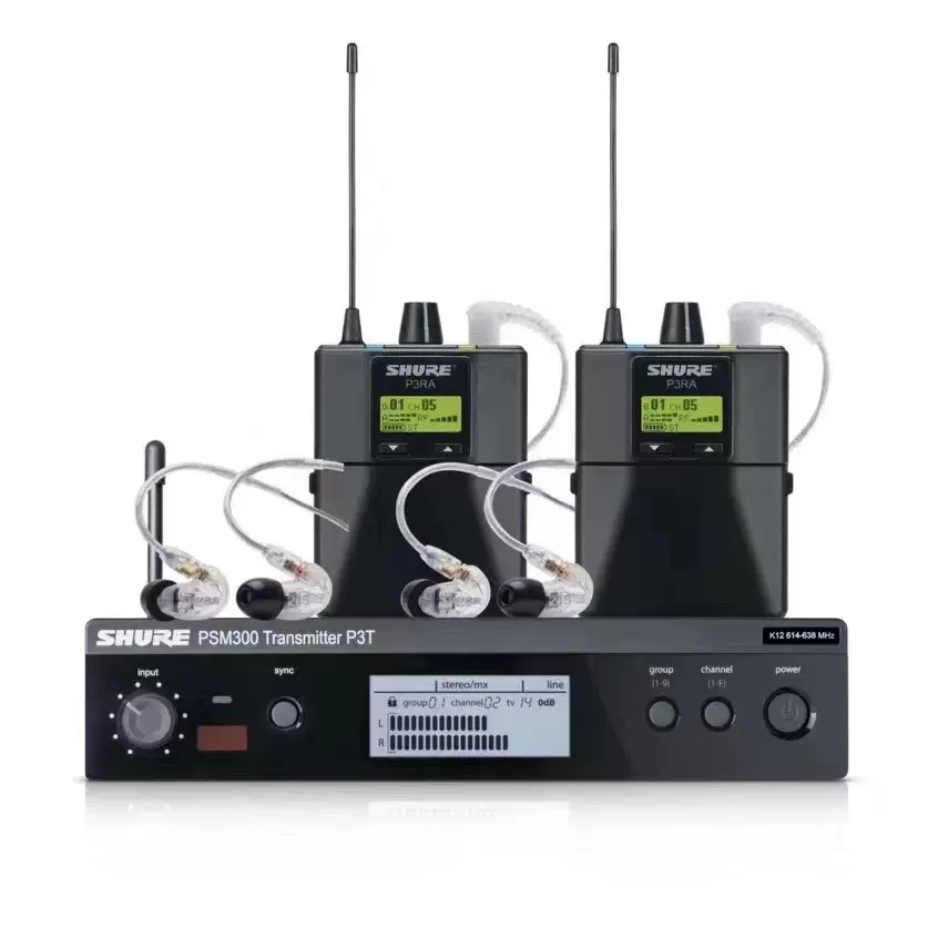 SHURE P3TRA215TWP 一拖二无线监听系统产品介绍