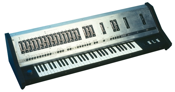 Uli's first synthesizer which he built at the age of 16.